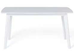 Beliani Ruokapöytä Jatkettava Valkoinen SANFORD Useita Kokoja -Halpa 2-istuttavat sohvat myymälä undef src sa picid 675486 type whitesh image