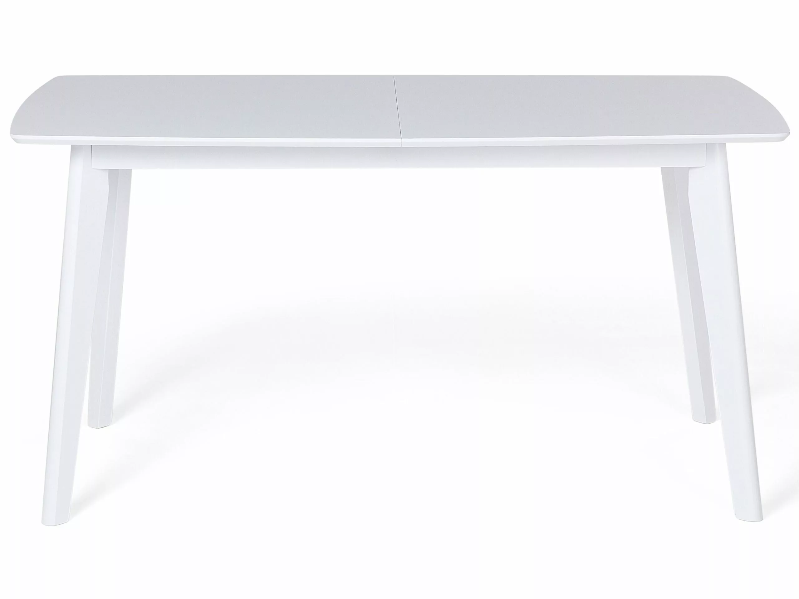 Beliani Ruokapöytä Jatkettava Valkoinen SANFORD Useita Kokoja - Image 7