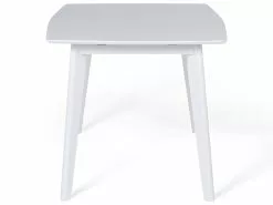 Beliani Ruokapöytä Jatkettava Valkoinen SANFORD Useita Kokoja -Halpa 2-istuttavat sohvat myymälä undef src sa picid 675487 type whitesh image