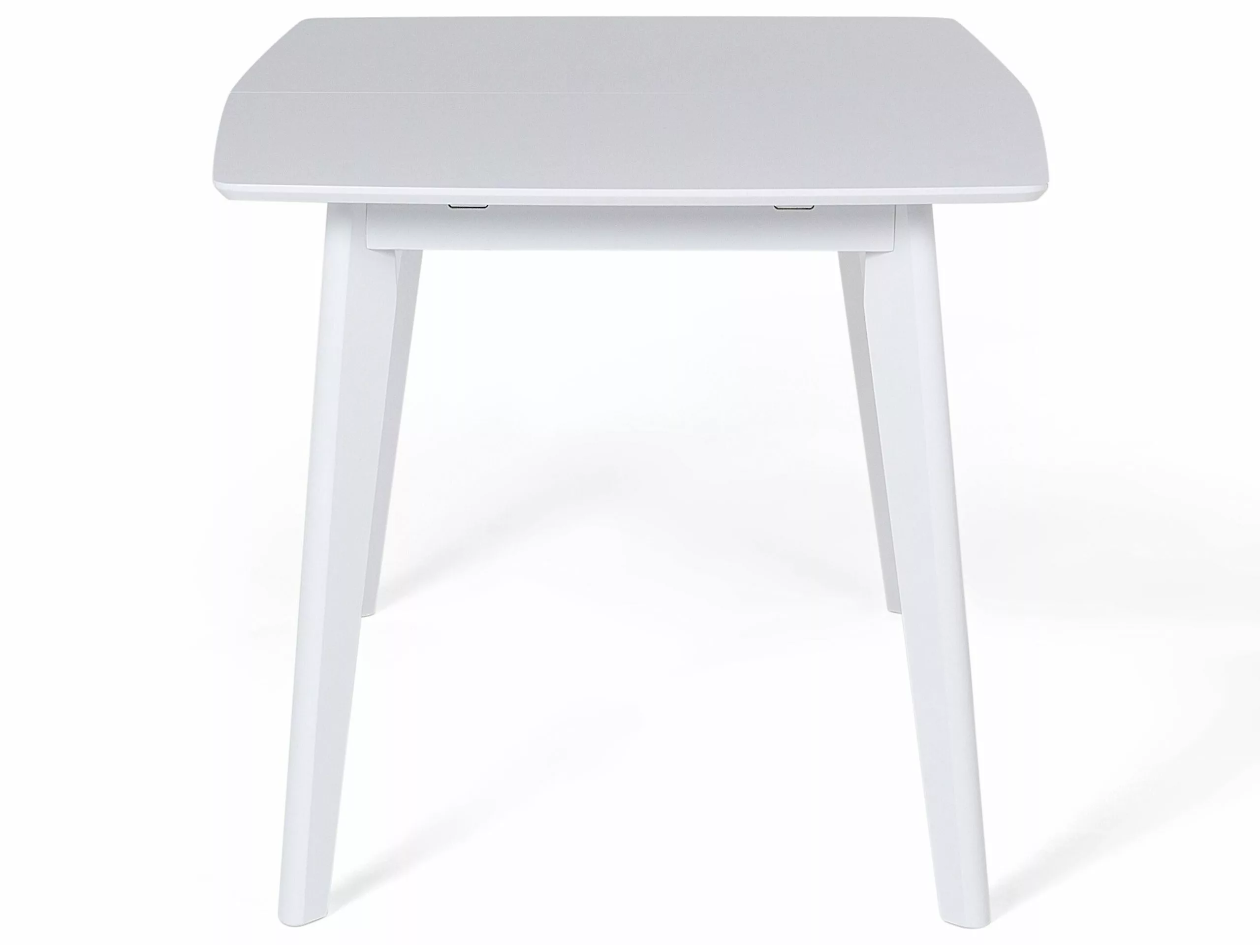 Beliani Ruokapöytä Jatkettava Valkoinen SANFORD Useita Kokoja - Image 8