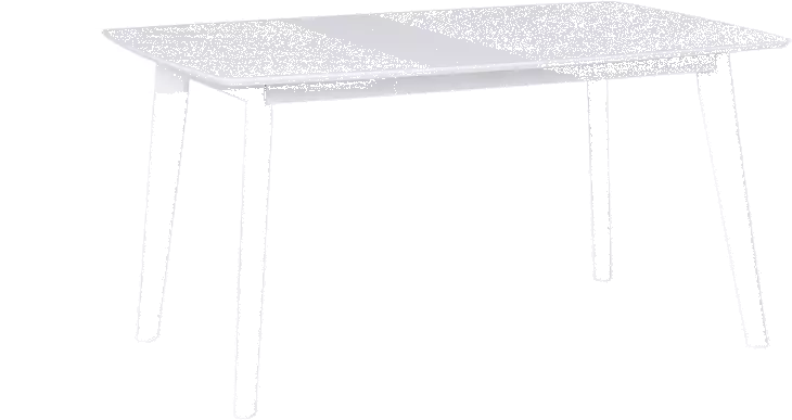 Beliani Ruokapöytä Jatkettava Valkoinen SANFORD Useita Kokoja - Image 5