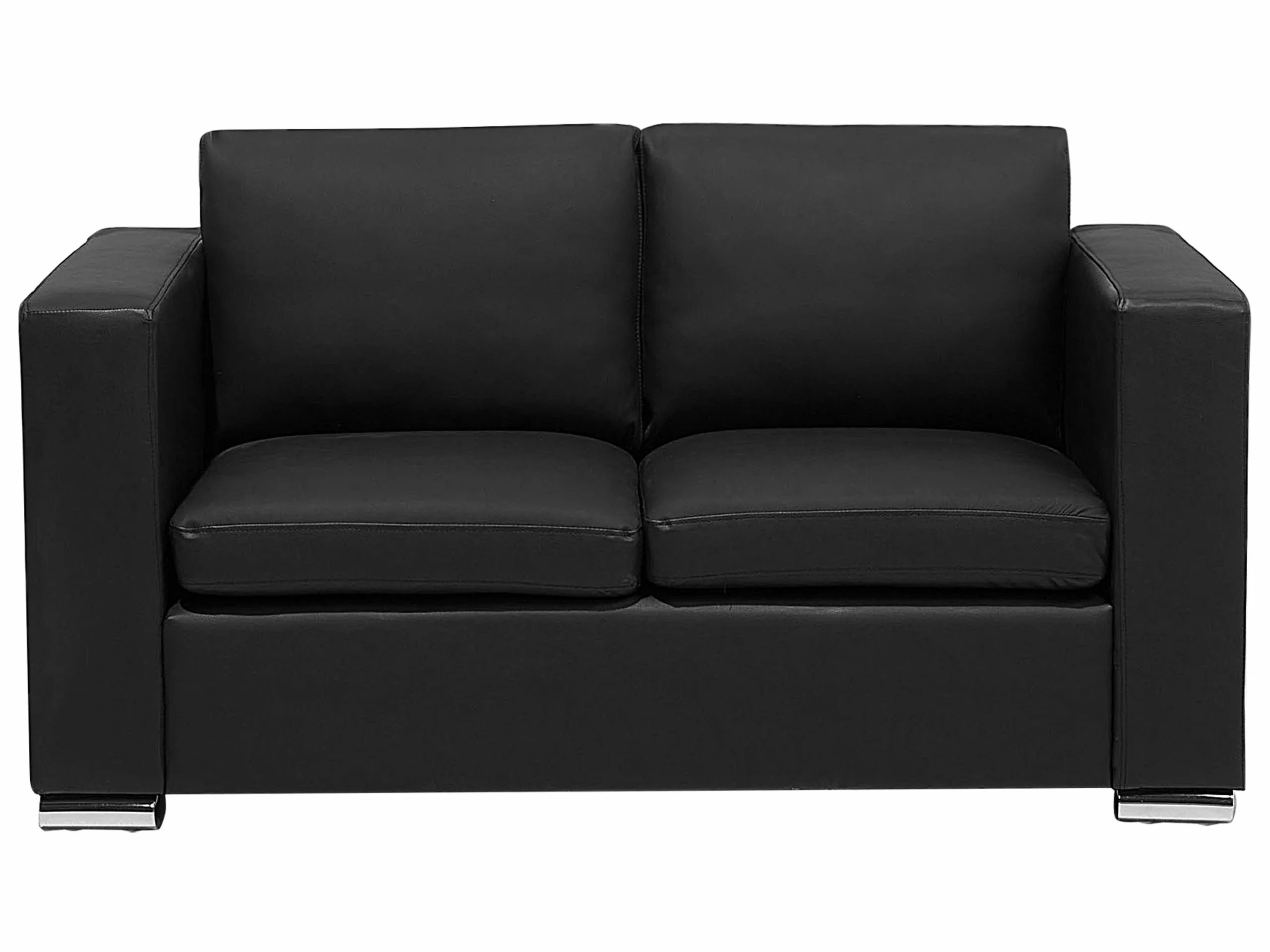 Beliani Musta Nahkaverhoiltu Sohvaryhmä HELSINKI - Image 6