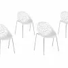 Beliani Tuoli Muovi Valkoinen 4 Kpl MUMFORD -Halpa 2-istuttavat sohvat myymälä undef src sa picid 679326 type whitesh image