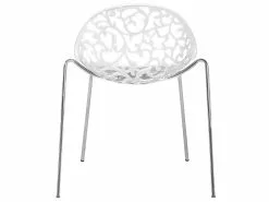 Beliani Tuoli Muovi Valkoinen 4 Kpl MUMFORD -Halpa 2-istuttavat sohvat myymälä undef src sa picid 679332 type whitesh image