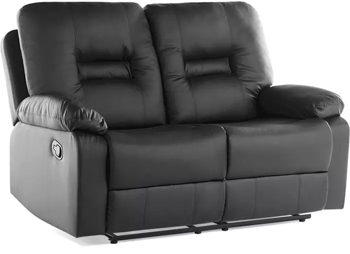 Beliani 2-istuttava Säädettävä Keinonahkainen Sohva Musta BERGEN 7 Beliani 2-istuttava Säädettävä Keinonahkainen Sohva Musta BERGEN - Image 5