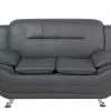 Beliani 2-istuttava Harmaa Keinonahkainen Sohva LEIRA 1 Beliani 2-istuttava Harmaa Keinonahkainen Sohva LEIRA -Halpa 2-istuttavat sohvat myymälä undef src sa picid 687359 type whitesh image