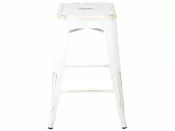 Beliani Baarijakkara Metalli Valkoinen/kulta 60 Cm 2 Kpl CABRILLO -Halpa 2-istuttavat sohvat myymälä undef src sa picid 694371 type whitesh image