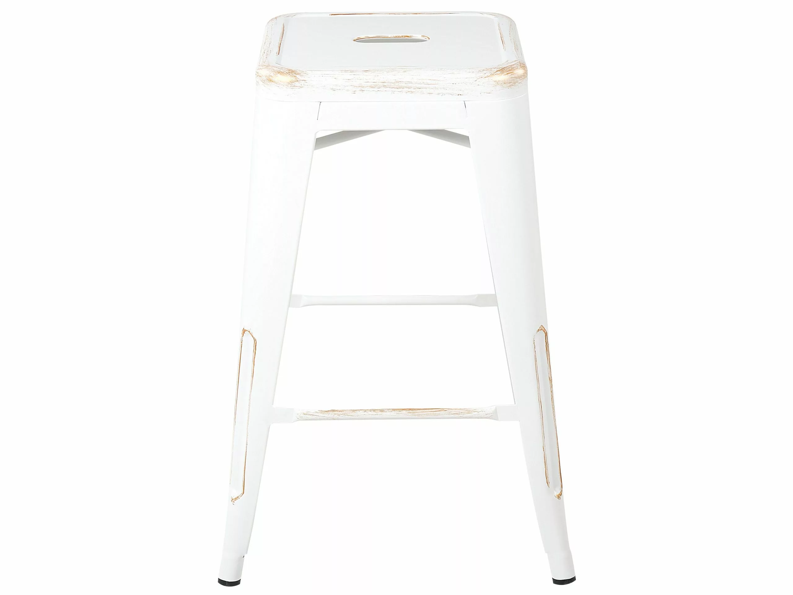 Beliani Baarijakkara Metalli Valkoinen/kulta 60 Cm 2 Kpl CABRILLO - Image 5