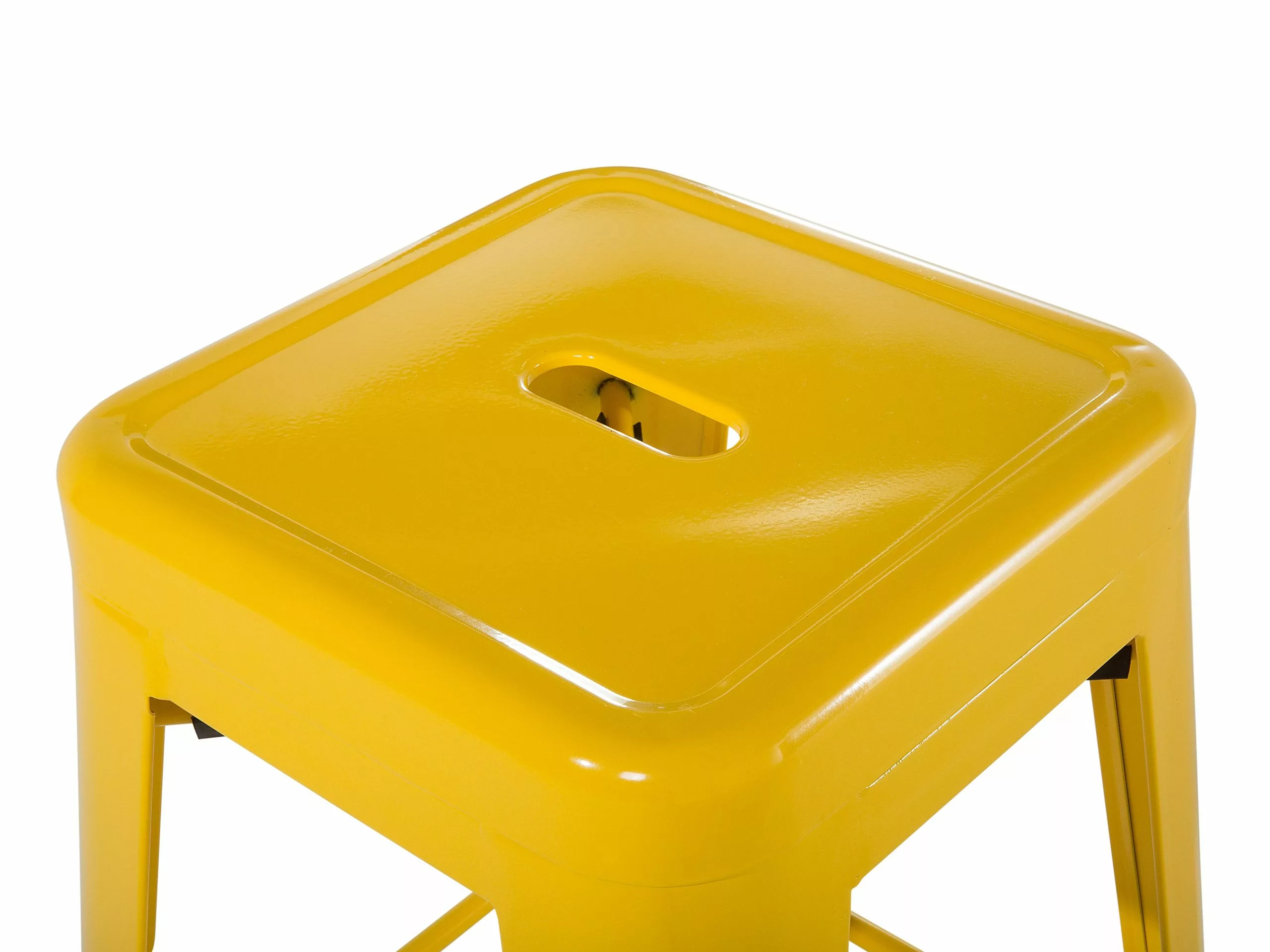 Beliani Baarijakkara Metalli Keltainen 76 Cm 2 Kpl CABRILLO - Image 6