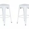 Beliani Baarijakkara Metalli Valkoinen 60 Cm 2 Kpl CABRILLO -Halpa 2-istuttavat sohvat myymälä undef src sa picid 701257 type whitesh image