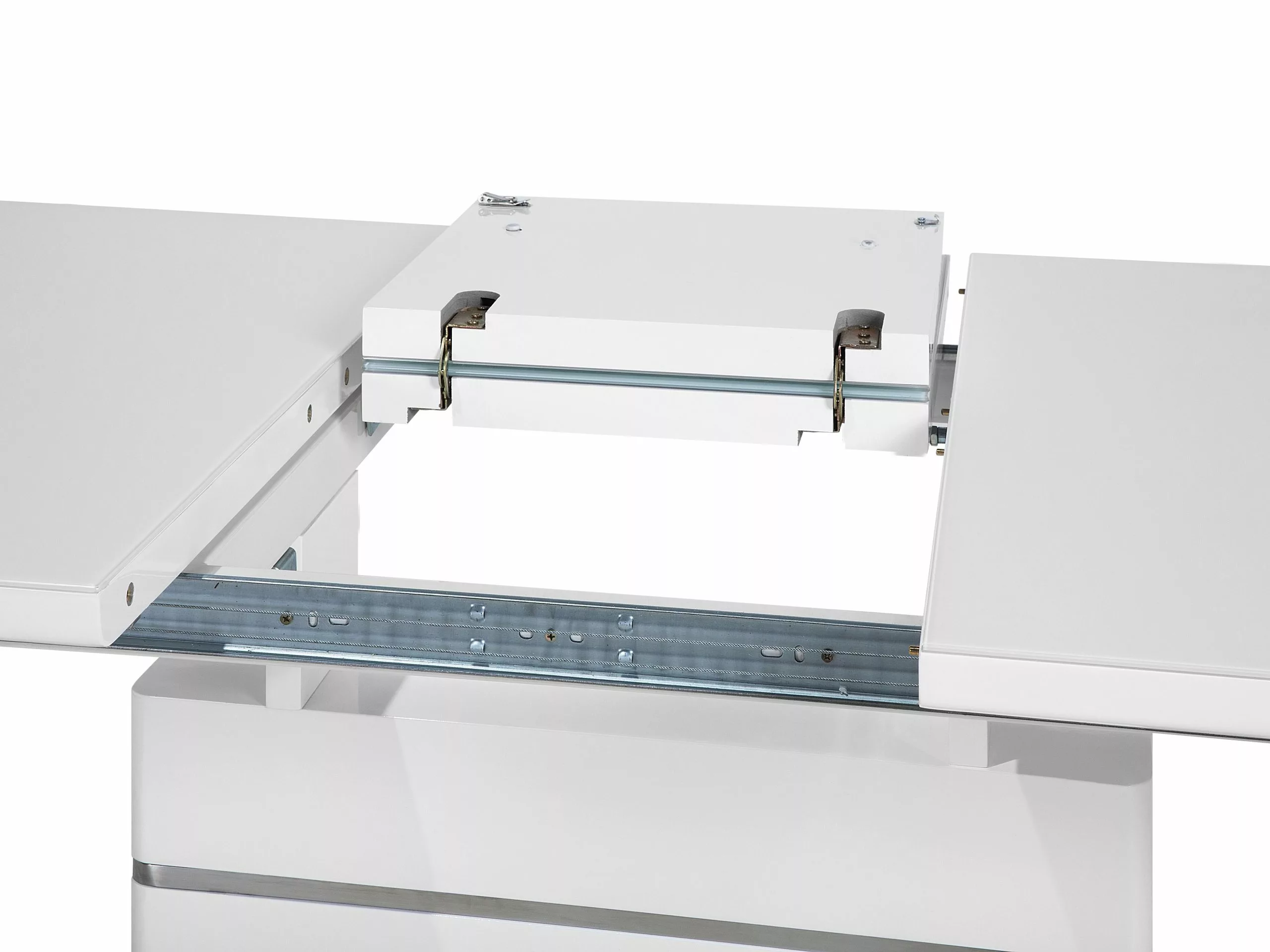 Beliani Ruokapöytä Jatkettava Valkoinen 180/220 X 90 Cm HAMLER - Image 10