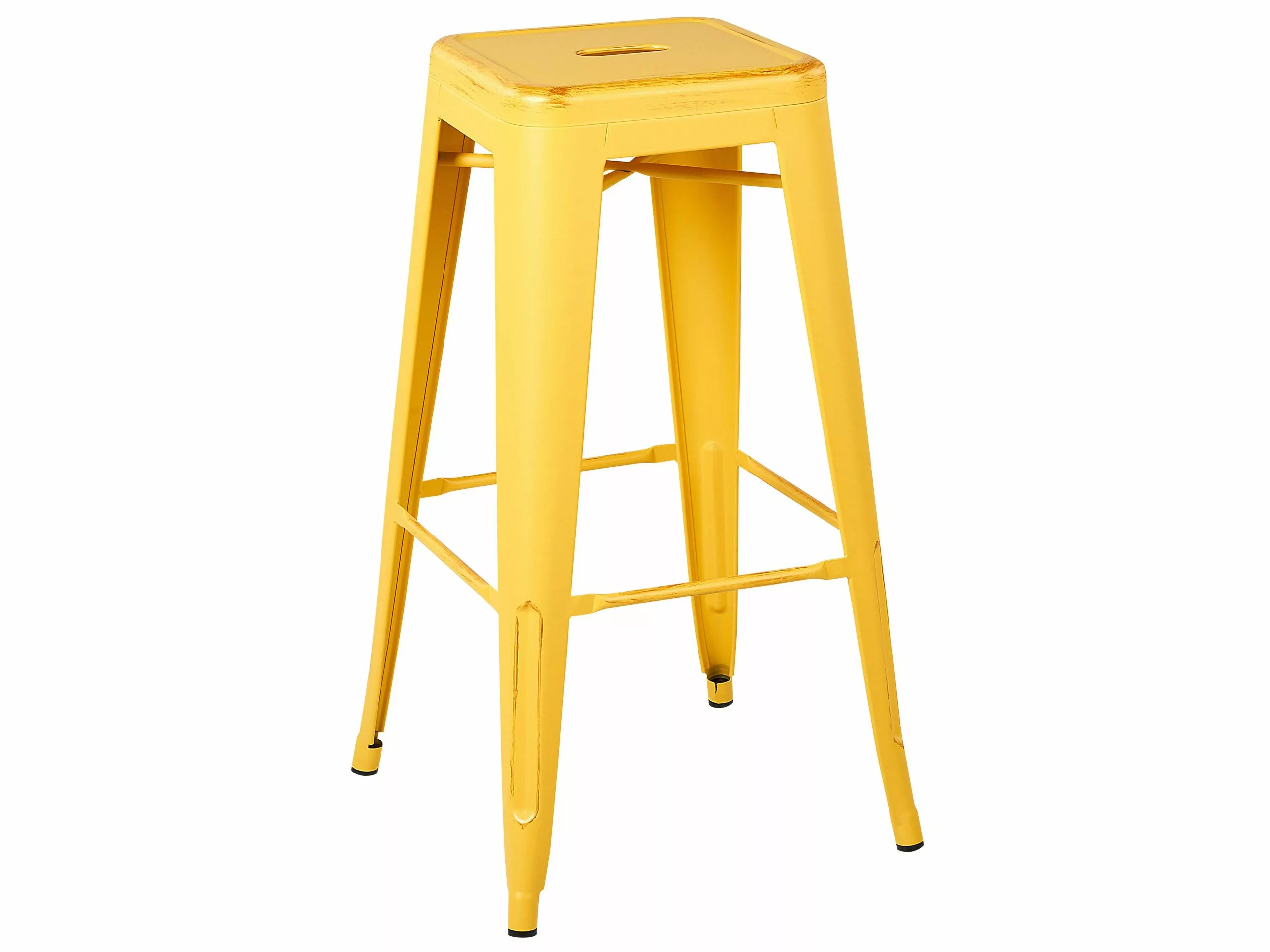 Beliani Baarijakkara Metalli Keltainen/kulta 76 Cm 2 Kpl CABRILLO - Image 3