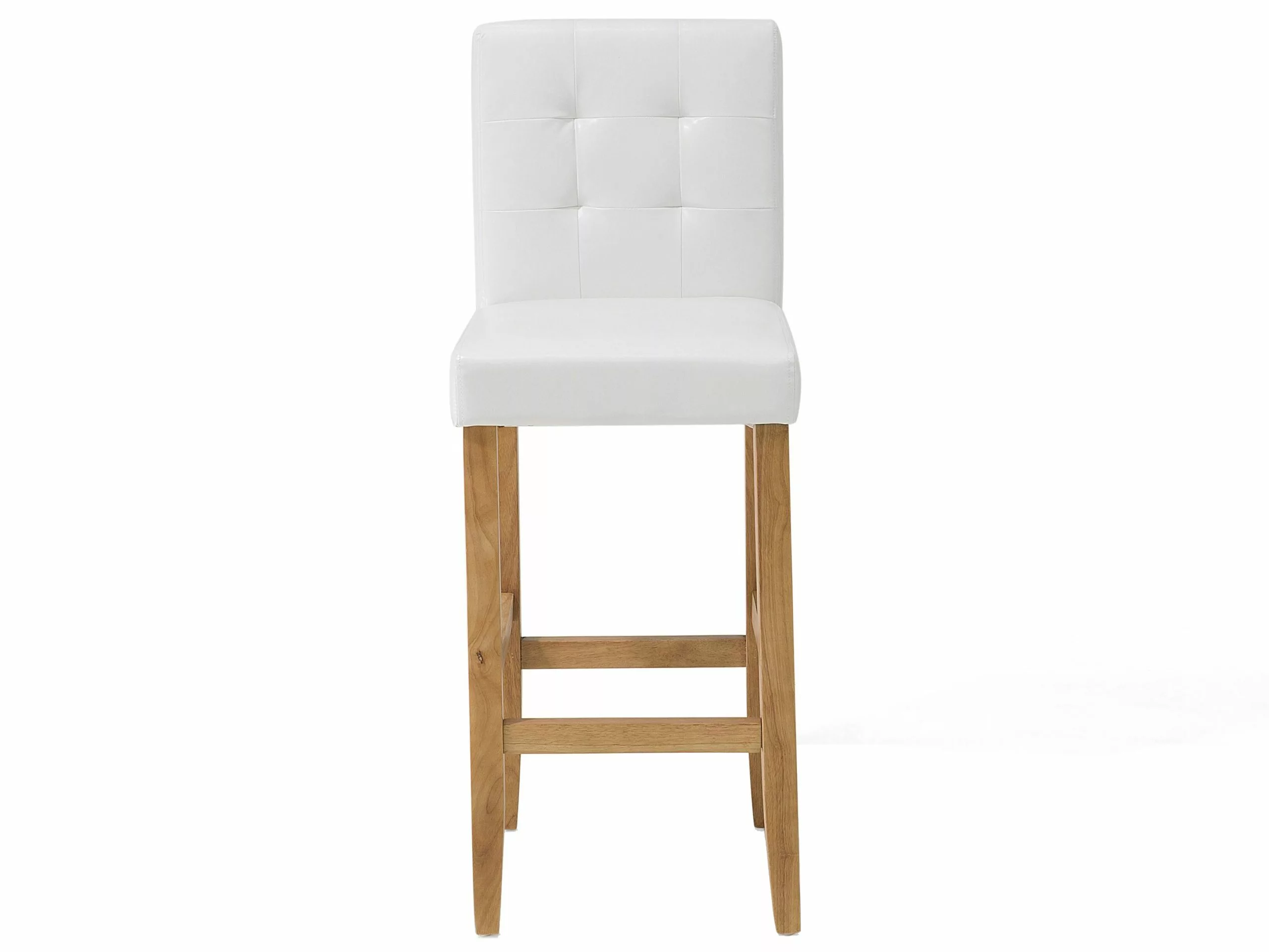 Beliani Baarituoli Keinonahka Luonnonvalkoinen 2 Kpl MADISON 6 Beliani Baarituoli Keinonahka Luonnonvalkoinen 2 Kpl MADISON - Image 4