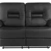 Beliani 2-istuttava Säädettävä Keinonahkainen Sohva Musta BERGEN -Halpa 2-istuttavat sohvat myymälä undef src sa picid 707981 type whitesh image