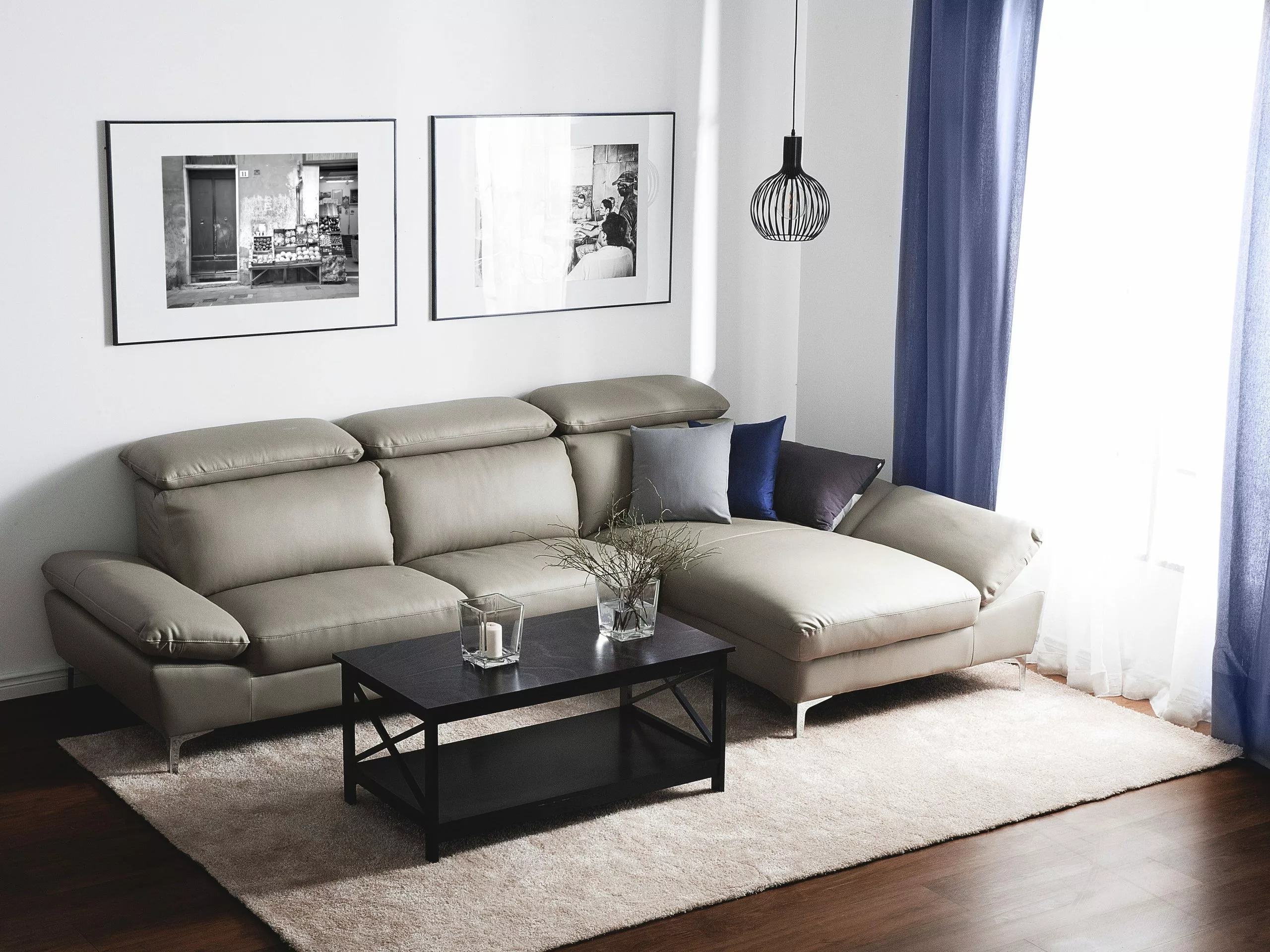 Beliani Sohvapöytä Musta FOSTER - Image 4