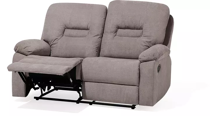 Beliani 2-istuttava Sohva Kangas Säädettävä Ruskeanharmaa BERGEN 7 Beliani 2-istuttava Sohva Kangas Säädettävä Ruskeanharmaa BERGEN - Image 5