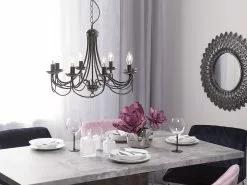 Beliani Ruokapöytä Harmaa 160 X 90 Cm PASADENA 16 Beliani Ruokapöytä Harmaa 160 X 90 Cm PASADENA -Halpa 2-istuttavat sohvat myymälä undef src sa picid 710258 type color image