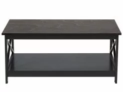 Beliani Sohvapöytä Musta FOSTER -Halpa 2-istuttavat sohvat myymälä undef src sa picid 710793 type whitesh image