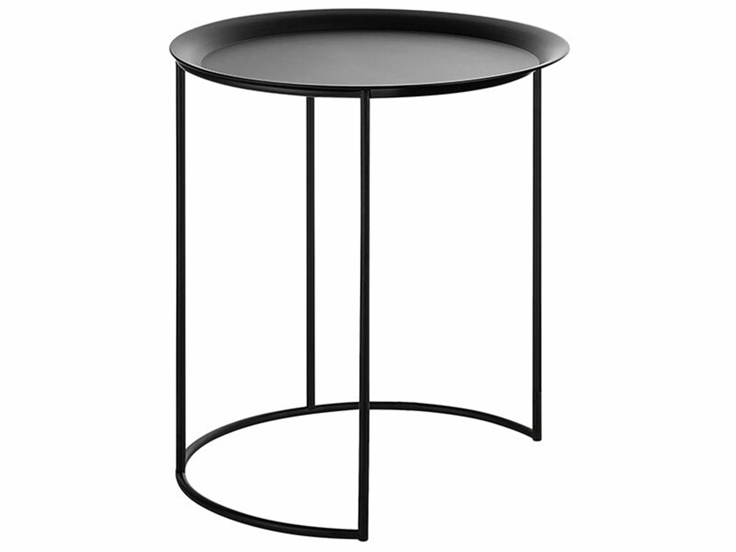 Beliani Sivupöytäsetti Metalli Musta 2 Kpl TWINS 12 Beliani Sivupöytäsetti Metalli Musta 2 Kpl TWINS - Image 10