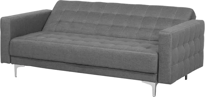 Beliani 5-istuttava Vaaleanharmaa Kangasverhoiltu Sohvaryhmä ABERDEEN - Image 4