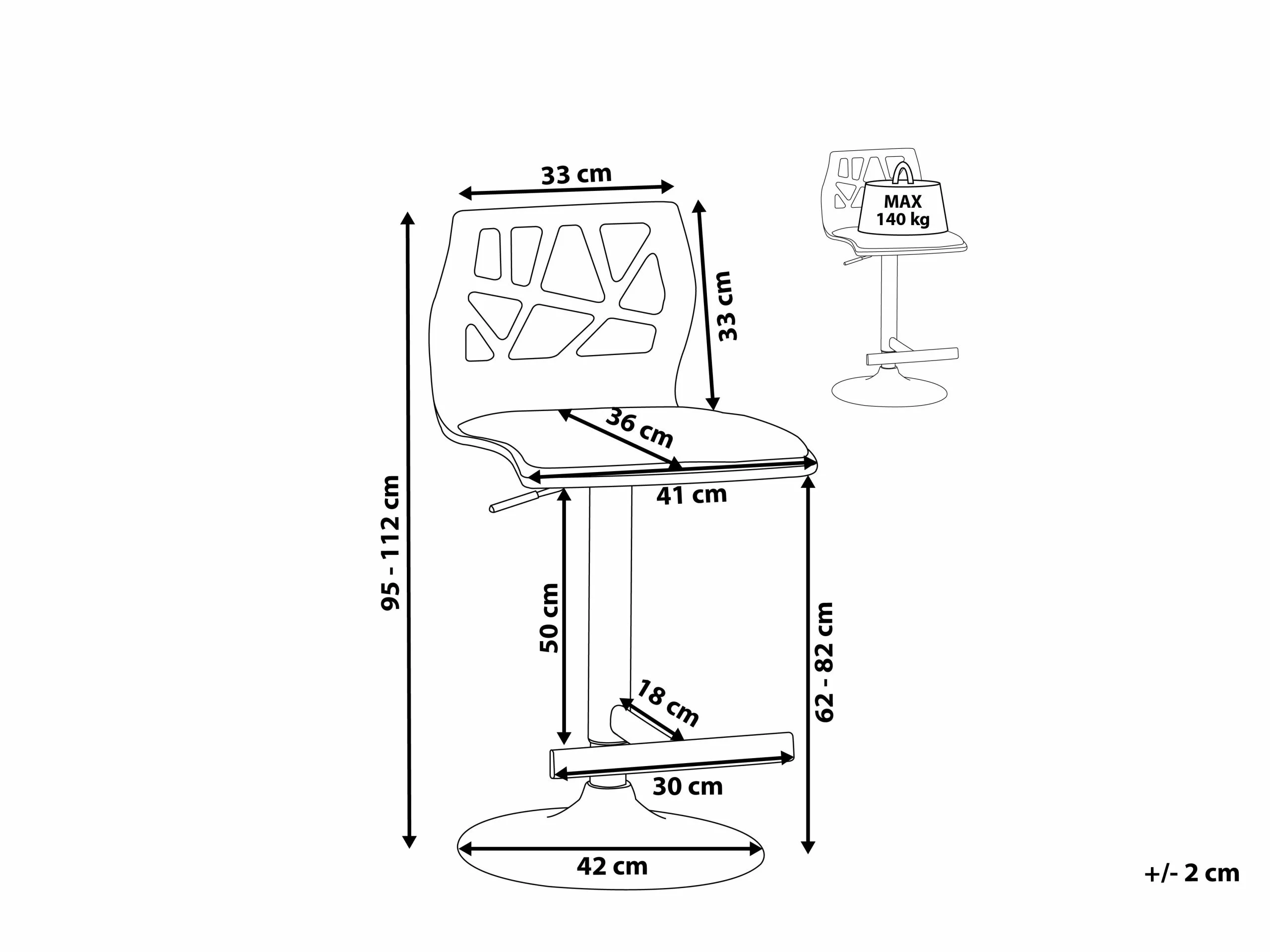 Beliani Baarijakkara Keinonahka Tumma Puu/musta PETERSBURG - Image 9