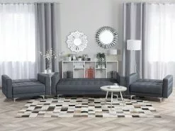 Beliani 5-istuttava Tummanharmaa Kangasverhoiltu Sohvaryhmä ABERDEEN 14 Beliani 5-istuttava Tummanharmaa Kangasverhoiltu Sohvaryhmä ABERDEEN -Halpa 2-istuttavat sohvat myymälä undef src sa picid 719099 type whitesh image