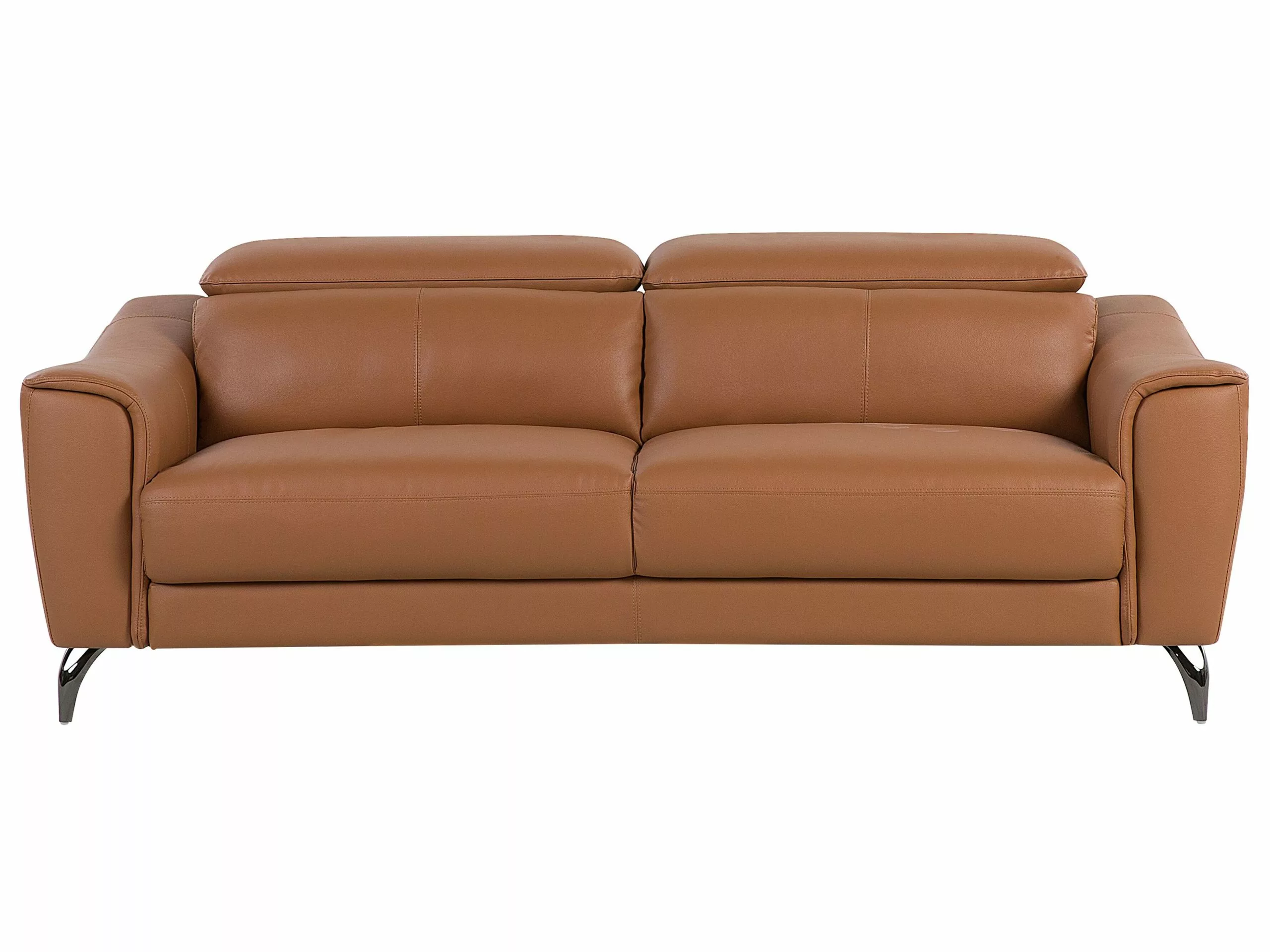 Beliani Sohvasetti Nahkainen Ruskea NARWIK - Image 5