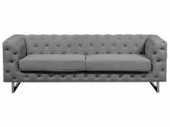 Beliani Sohvasetti Vaaleanharmaa VISSLAND 16 Beliani Sohvasetti Vaaleanharmaa VISSLAND -Halpa 2-istuttavat sohvat myymälä undef src sa picid 720704 type whitesh image