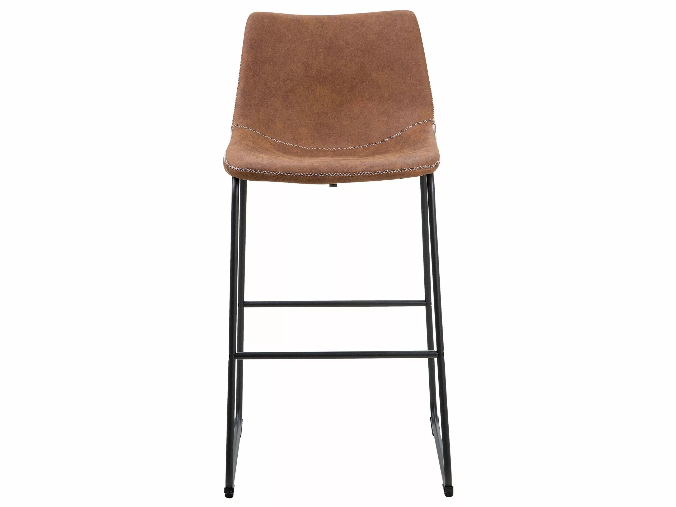 Beliani Baarituoli Kangas Kullanruskea 2 Kpl FRANKS 6 Beliani Baarituoli Kangas Kullanruskea 2 Kpl FRANKS - Image 4