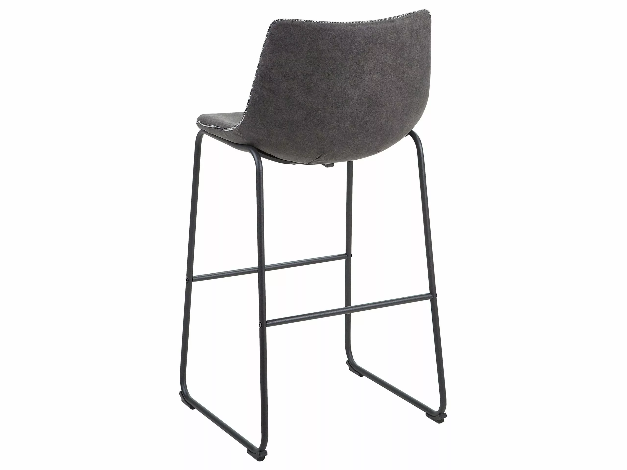 Beliani Baarituoli Kangas Harmaa 2 Kpl FRANKS - Image 6