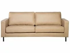 Beliani Sohvasetti Tekonahkainen Beige SAVALEN -Halpa 2-istuttavat sohvat myymälä undef src sa picid 725525 type whitesh image