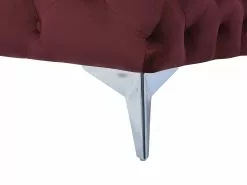 Beliani Samettinen 3-istuttava Tummanpunainen Sohva SOTRA -Halpa 2-istuttavat sohvat myymälä undef src sa picid 727312 type whitesh image