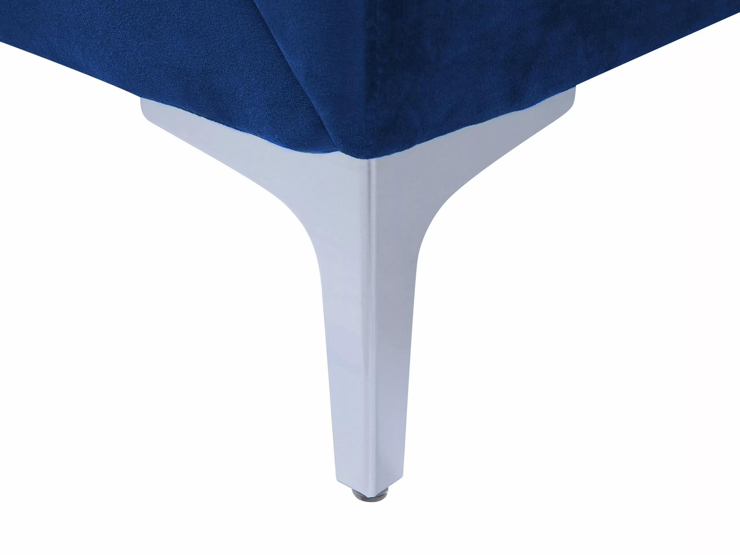 Beliani 2-istuttava Sohva Samettinen Laivastonsininen - Image 7