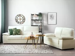 Beliani 2-istuttava Sohva Keinonahka Kermanvalkoinen VOGAR -Halpa 2-istuttavat sohvat myymälä undef src sa picid 730449 type color image