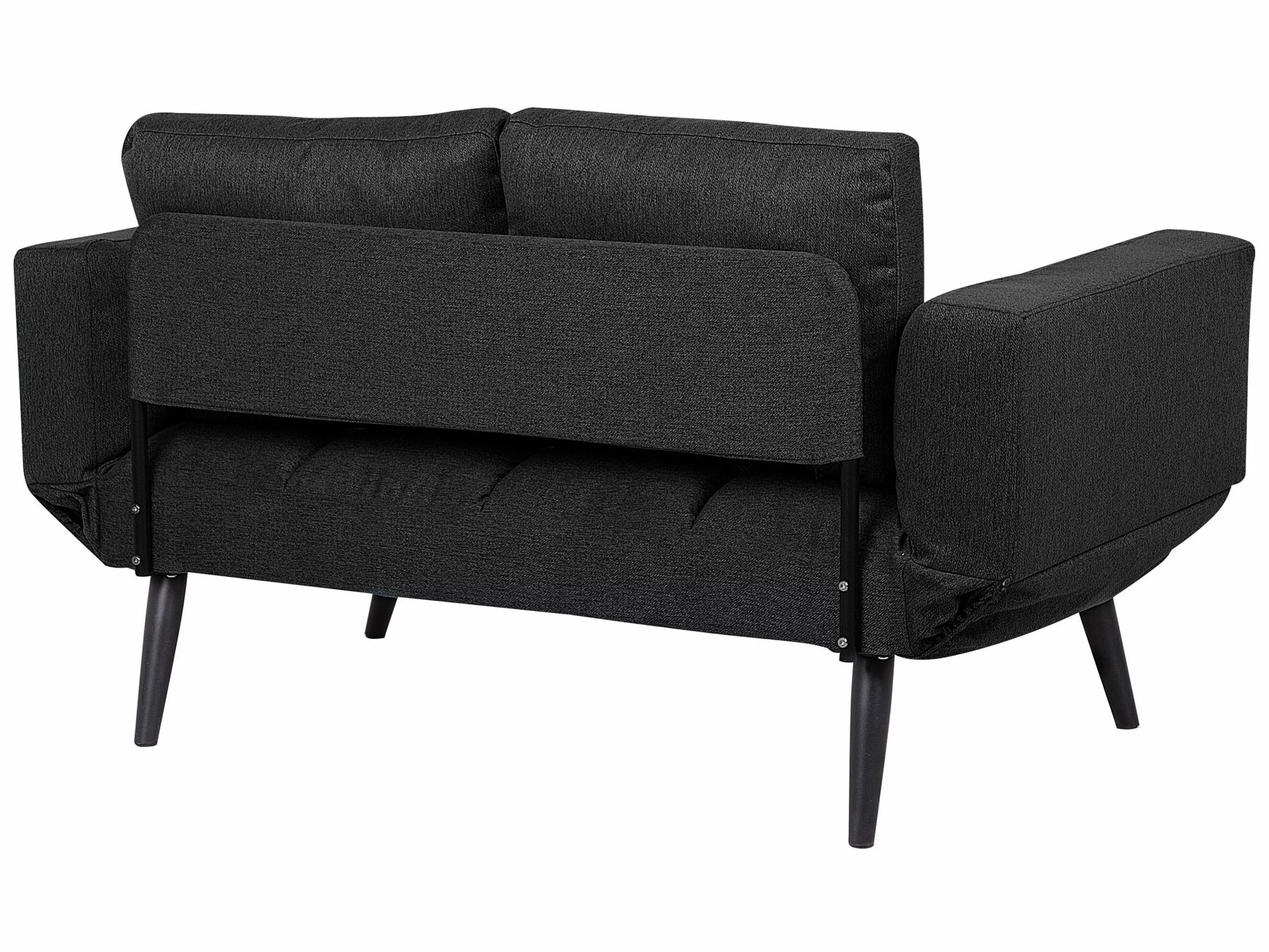 Beliani 2-istuttava Vuodesohva Musta BREKKE 7 Beliani 2-istuttava Vuodesohva Musta BREKKE - Image 5