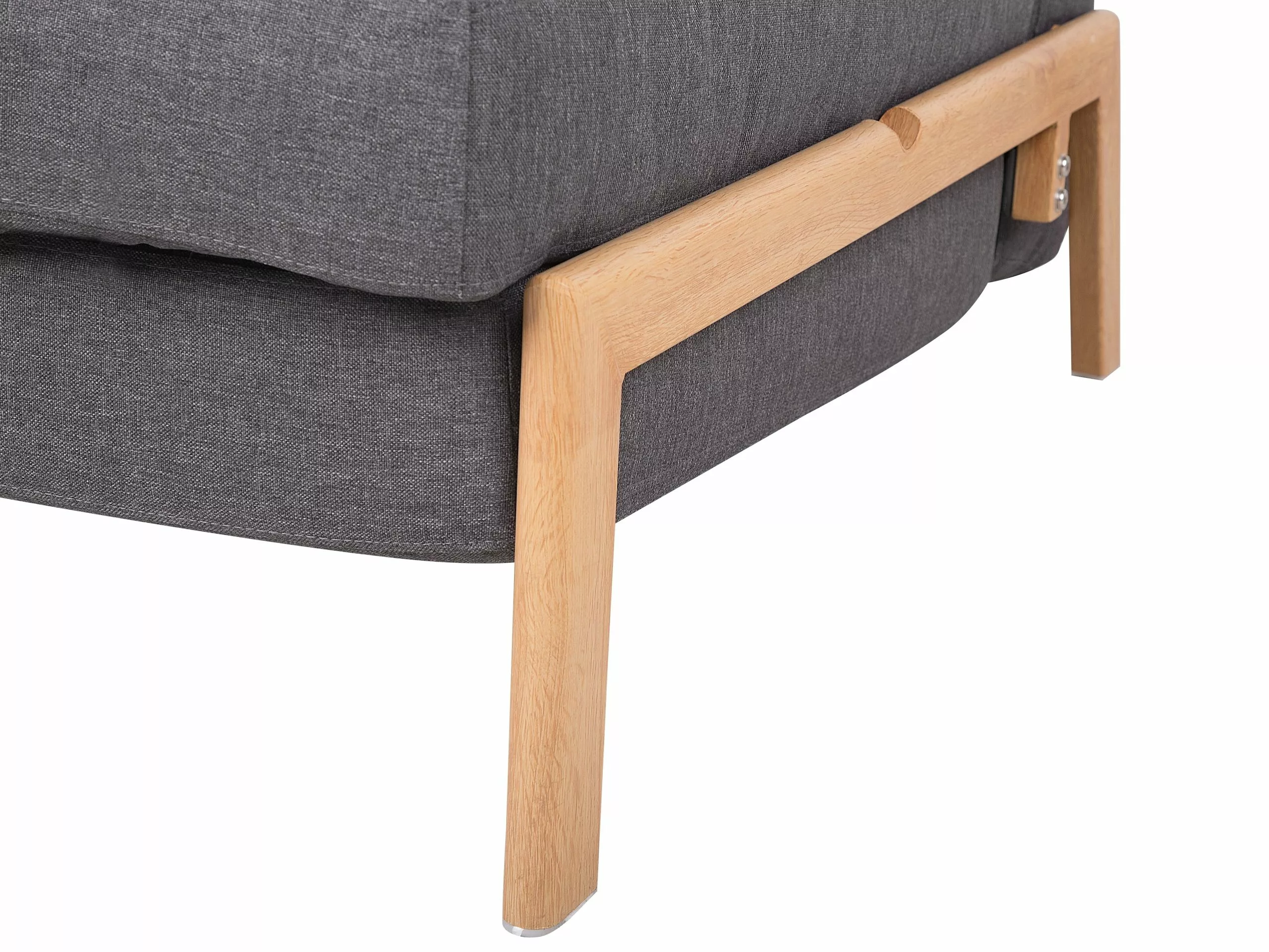 Beliani 2-istuttava Vuodesohva Kankainen Tummanharmaa EDLAND - Image 7