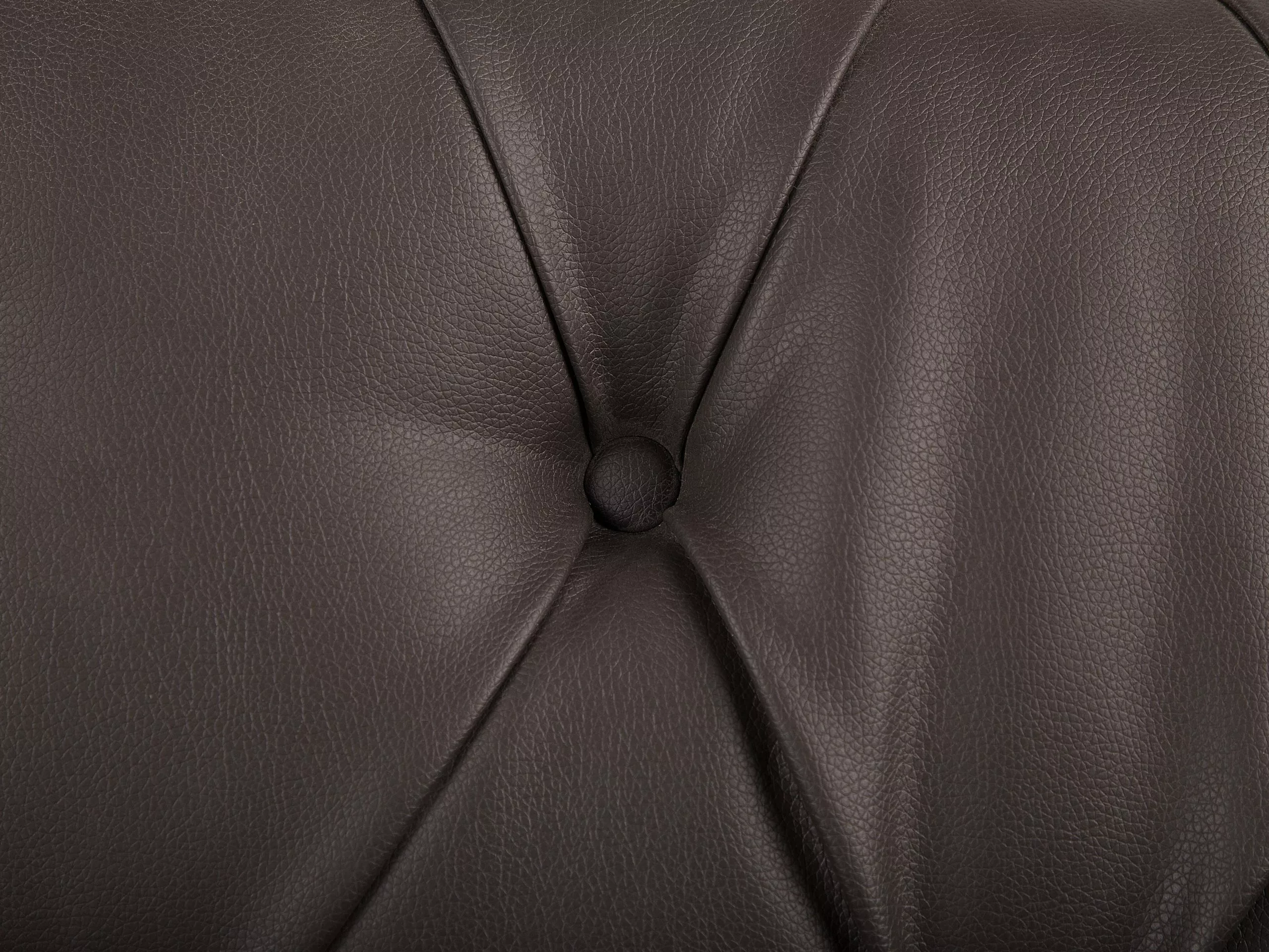 Beliani Ruskea 3-istuttava Keinonahkasohva CHESTERFIELD - Image 8