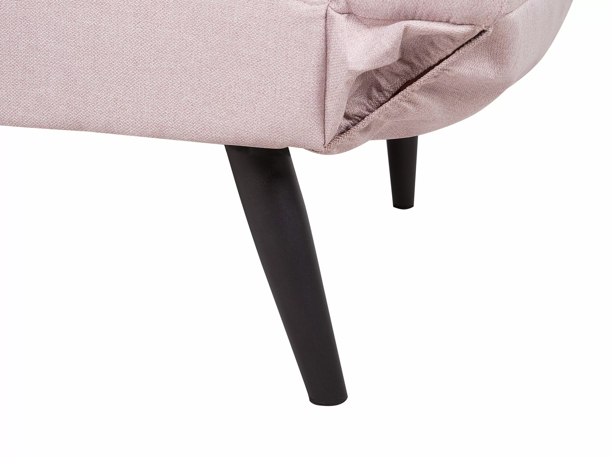 Beliani 2-istuttava Vuodesohva Vaaleanpunainen BREKKE - Image 8