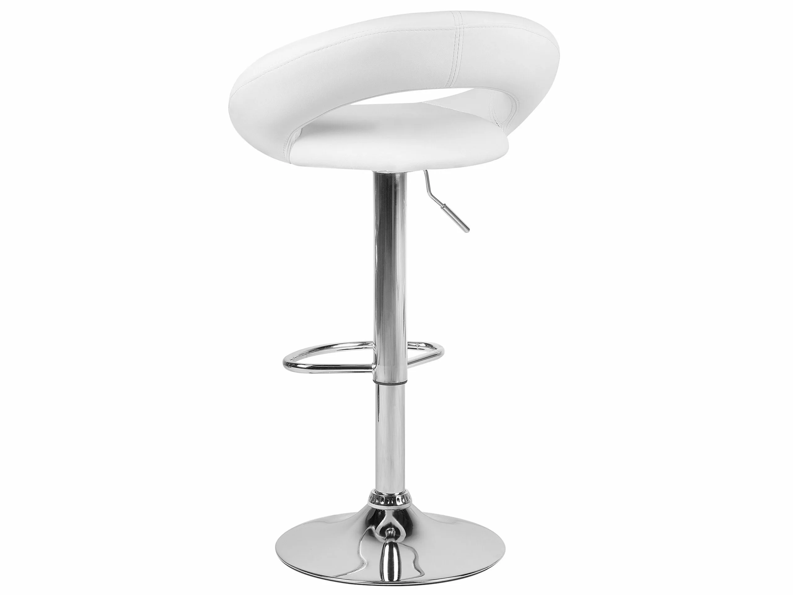 Beliani Baarijakkara Keinonahka Valkoinen 2 Kpl PEORIA 7 Beliani Baarijakkara Keinonahka Valkoinen 2 Kpl PEORIA - Image 5