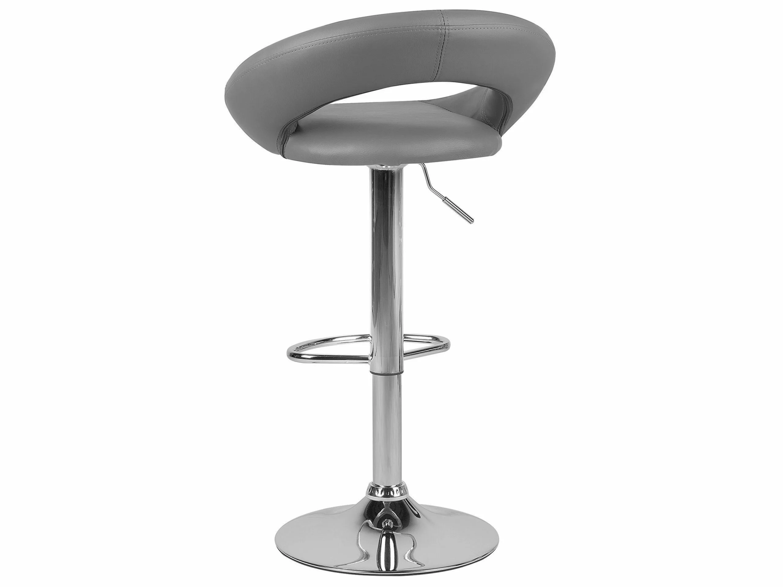 Beliani Baarijakkara Keinonahka Harmaa 2 Kpl PEORIA - Image 5