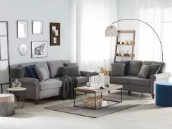 Beliani 2-istuttava Sohva Kankainen Vaaleanharmaa OTRA -Halpa 2-istuttavat sohvat myymälä undef src sa picid 746419 type color image