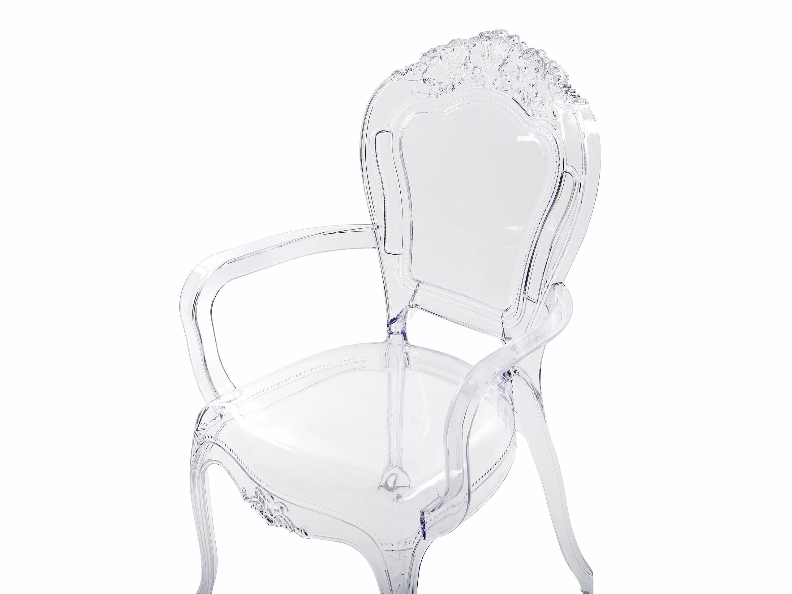 Beliani Tuoli Muovi Kirkas 2 Kpl VERMONT II 10 Beliani Tuoli Muovi Kirkas 2 Kpl VERMONT II - Image 8