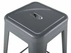 Beliani Baarijakkara Metalli Harmaa 76 Cm 2 Kpl CABRILLO 12 Beliani Baarijakkara Metalli Harmaa 76 Cm 2 Kpl CABRILLO -Halpa 2-istuttavat sohvat myymälä undef src sa picid 752250 type whitesh image