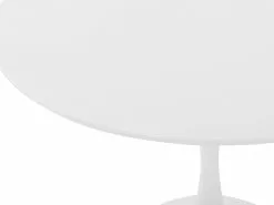 Beliani Ruokapöytä Valkoinen ⌀ 90 Cm BOCA -Halpa 2-istuttavat sohvat myymälä undef src sa picid 761820 type whitesh image