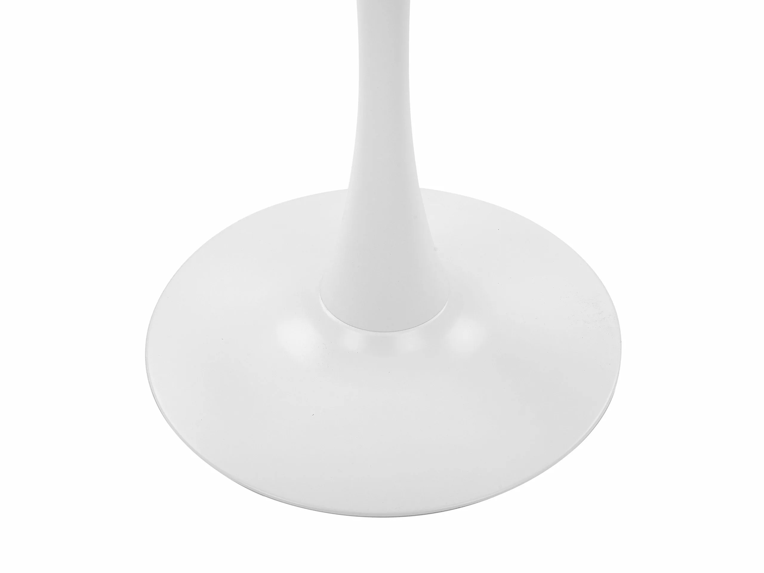 Beliani Ruokapöytä Valkoinen ⌀ 90 Cm BOCA - Image 6