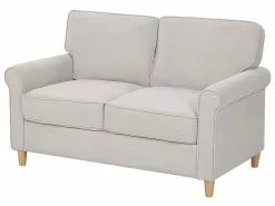 Beliani Samettinen 2 -istuttava Beige Sohva RONNEBY -Halpa 2-istuttavat sohvat myymälä undef src sa picid 767066 type whitesh image