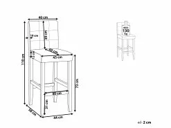 Beliani Baarituoli Keinonahka Ruskea MADISON 17 Beliani Baarituoli Keinonahka Ruskea MADISON -Halpa 2-istuttavat sohvat myymälä undef src sa picid 773553 type whitesh image