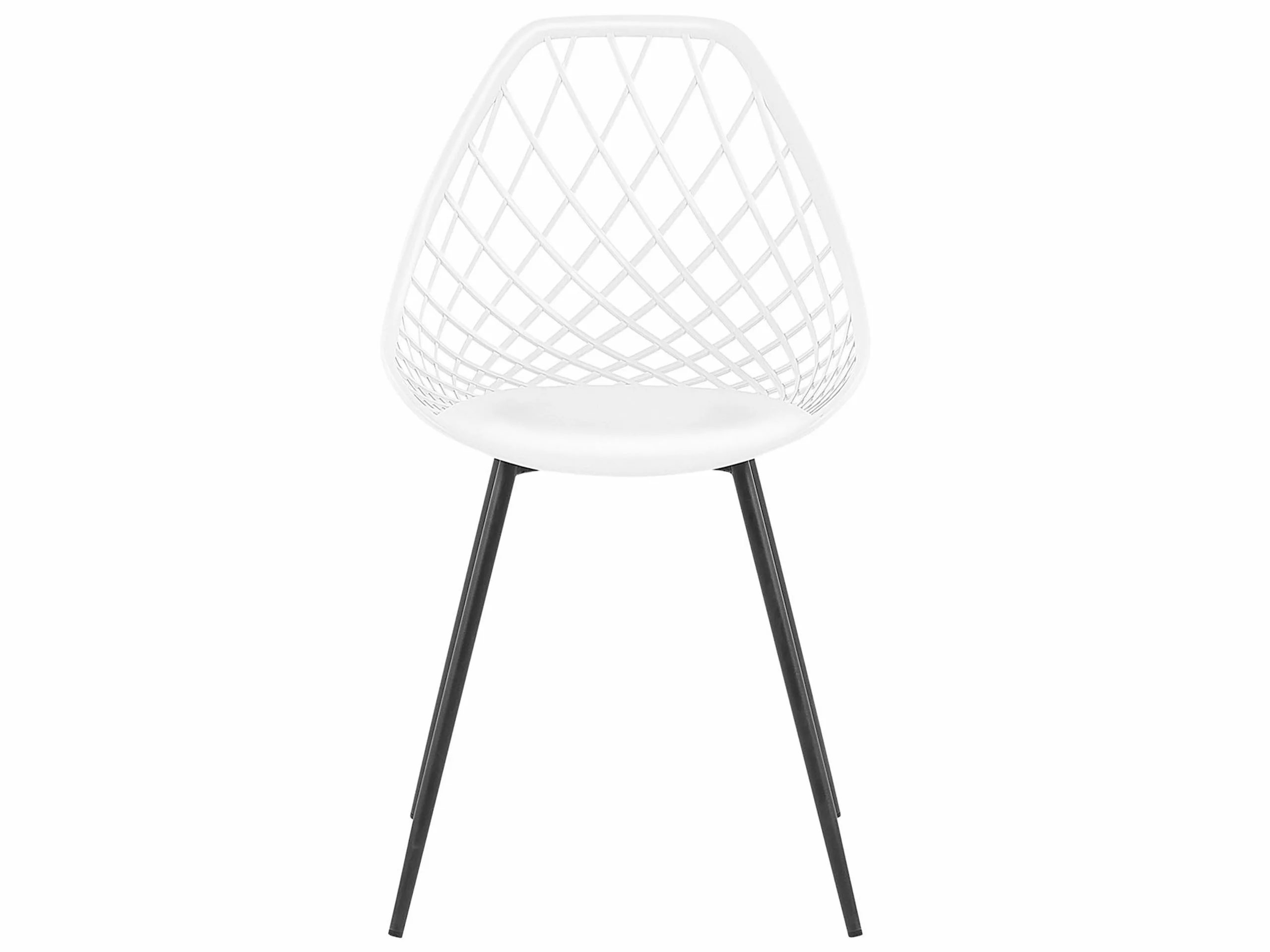 Beliani Tuoli Muovi Valkoinen 2 Kpl CANTON 6 Beliani Tuoli Muovi Valkoinen 2 Kpl CANTON - Image 4