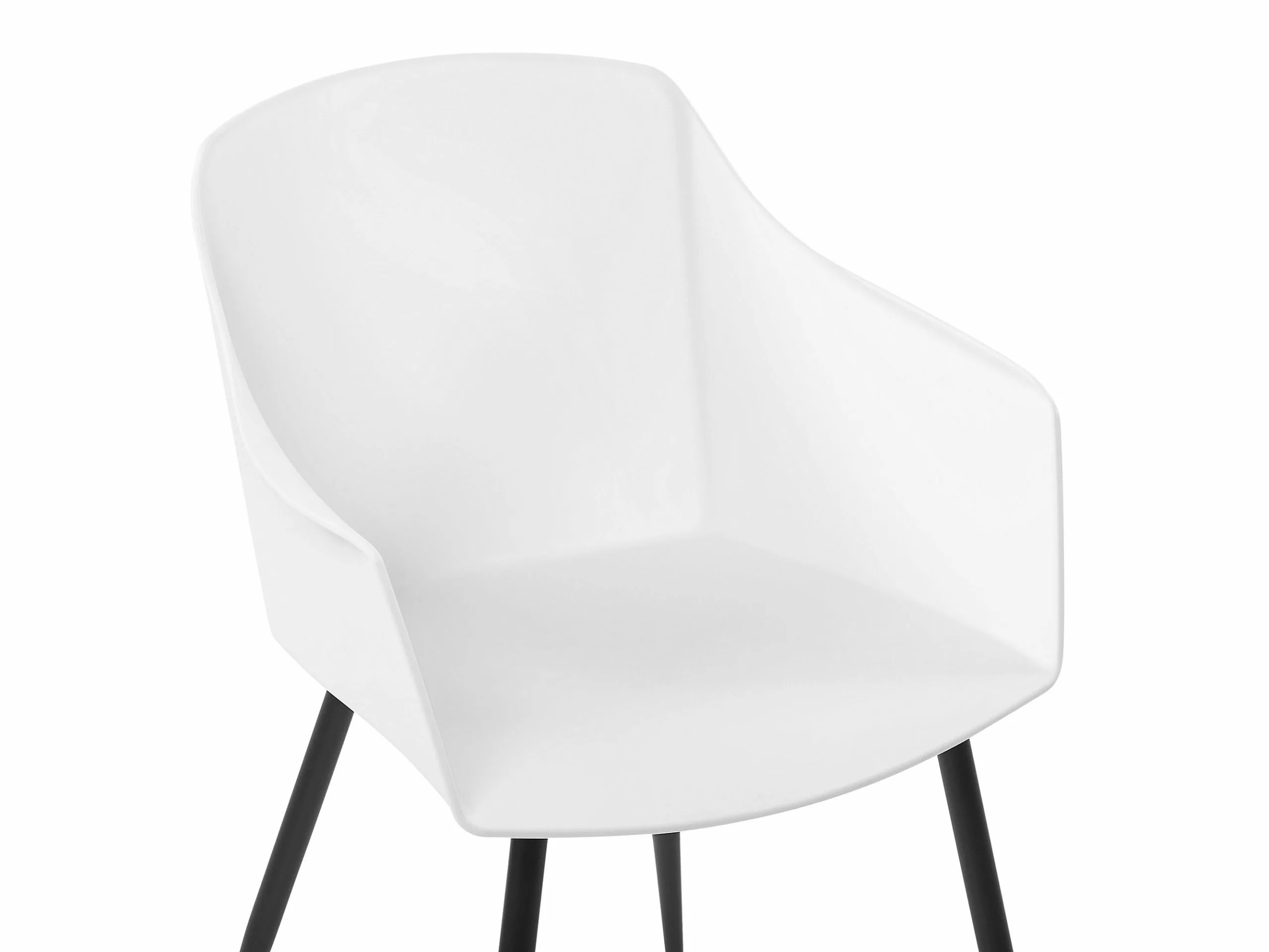 Beliani Tuoli Muovi Valkoinen 2 Kpl FONDA - Image 6