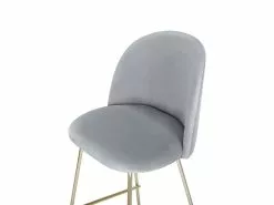 Beliani Baarituoli Sametti Vaaleanharmaa 2 Kpl ARCOLA -Halpa 2-istuttavat sohvat myymälä undef src sa picid 780940 type whitesh image